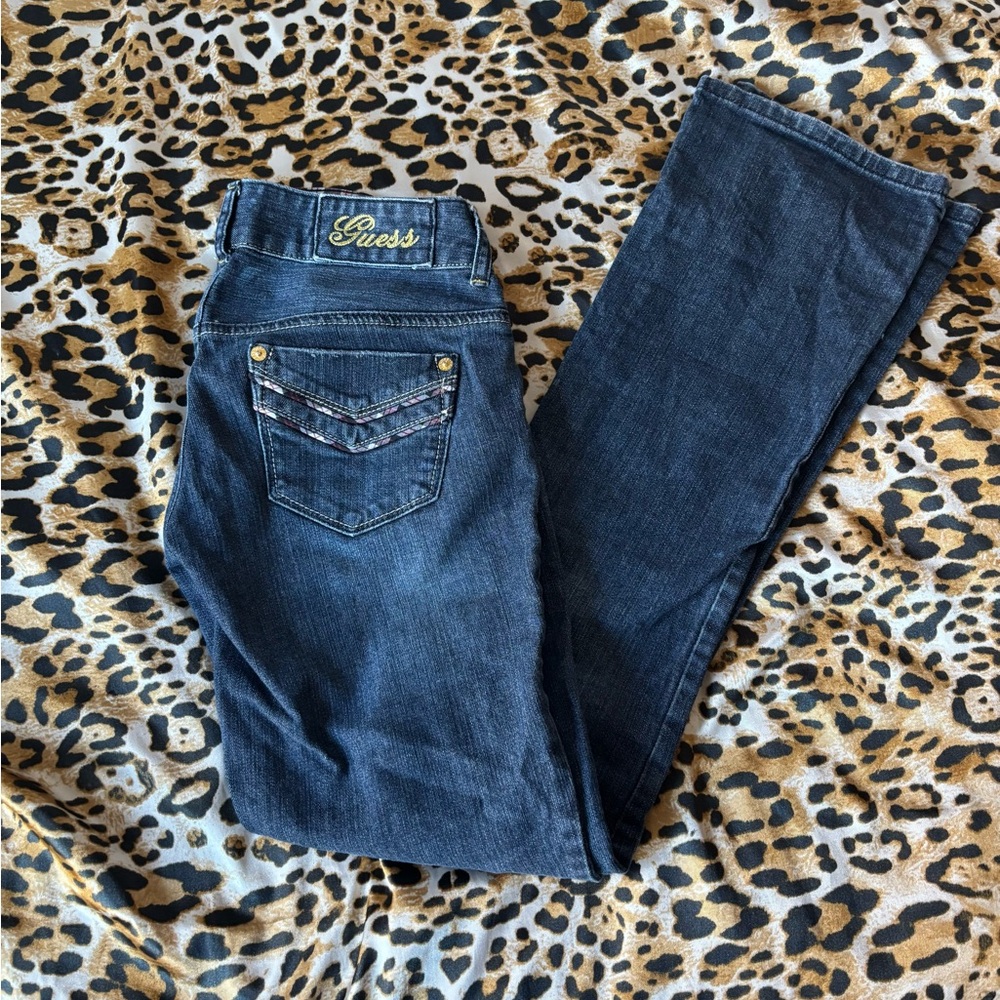 GUESS Low rise bootcut jeans
